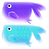 金魚（青）3