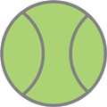 ワンポイント テニスボール Gif 無料素材 ダウンロード ペーパーミュージアム