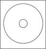 12cmDVD・CD/内径24mmの用紙画像