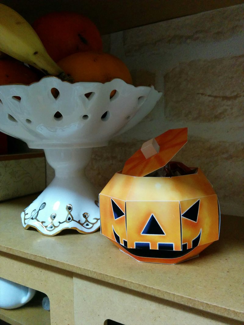 ハロウィン お化けかぼちゃ コウモリマスク 無料素材 ダウンロード | ペーパーミュージアム